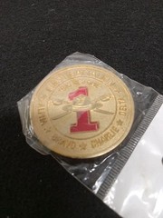 Challenge Coin Marine Corp Battalion Big Red One Recruit Depo San Diego