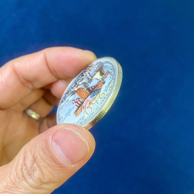 250 Years Freedom US Veteran Christian Challenge Coin 1776-2026 Patriotic Gift gallery