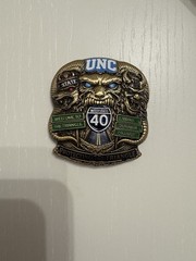GOLD NORTH CAROLINA UNC Police Challenge Coin PROTECT THE TRIANGLE WAKE DURHAM