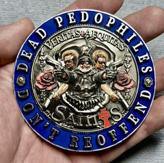 HUMAN TRAFFICKING PENNYWISE JOKER Challenge COIN-Pedo Hunting Unit-WE THE PEOPLE