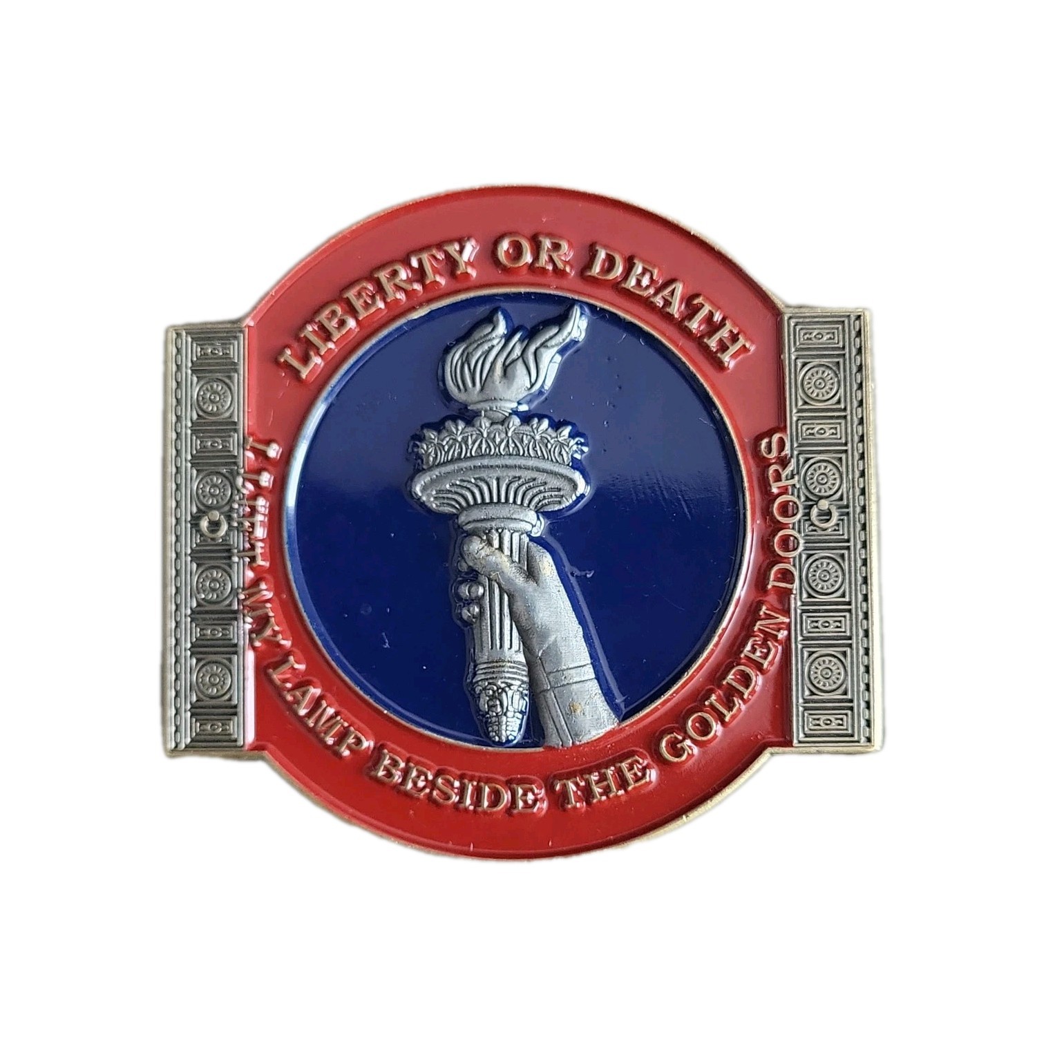 Don't Tread On Me -Liberty Or Death -United We Stand Golden Doors Challenge Coin gallery