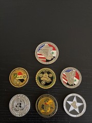 US Army Unit Challenge Coins From Iraq