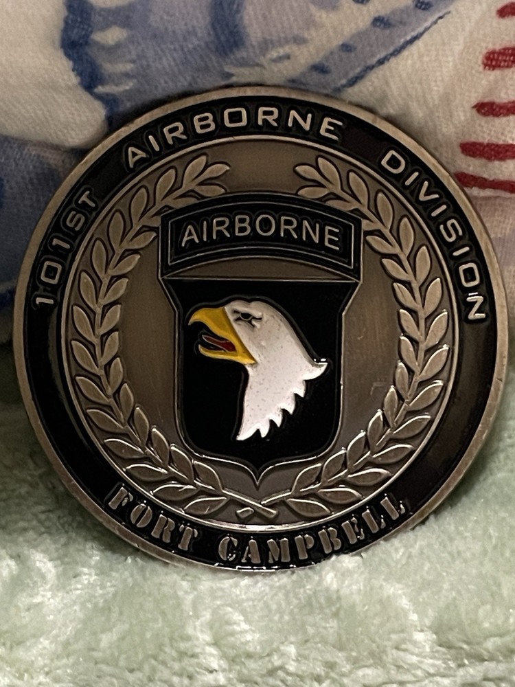 101ST AIRBORNE DIVISION Fort CAMPBELL KY US ARMY CHALLENGE COIN , Appreciation