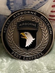 101ST AIRBORNE DIVISION Fort CAMPBELL KY US ARMY CHALLENGE COIN , Appreciation