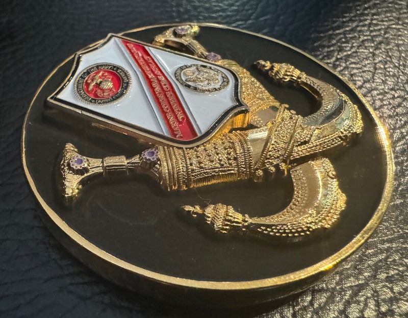 Marine Security Guard Detachment Riyadh, Saudi Arabia Challenge Coin gallery