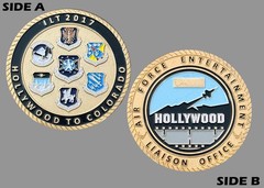Air Force Hollywood Liaison Office ILT 2017 Challenge Coin M#10