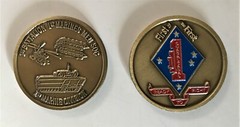 USMC 1st Battalion 1st Marines MEU SOC Challenge Coin MARSOC Special Operations