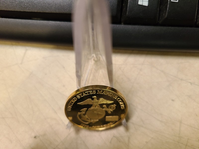 USMC 1775 Current "The Few The Proud" Semper FI Challenge Coin gallery