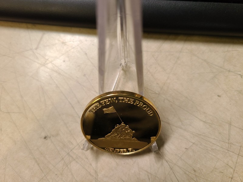 USMC 1775 Current "The Few The Proud" Semper FI Challenge Coin gallery