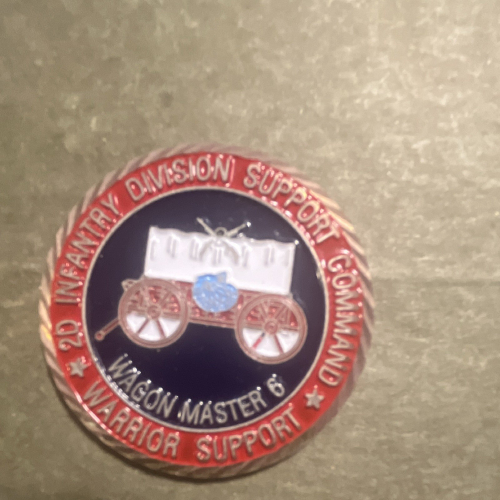 COS DISCOM Second To None Outstanding Performance Challenge Coin, Militaria gallery
