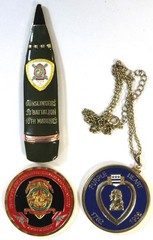 USMC Challenge Coin Lot W/ Super Rare Bullet Coin LOOK!!!