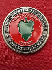 Army Challenge Coin 24th Infantry Division Assistant Division Commander E451