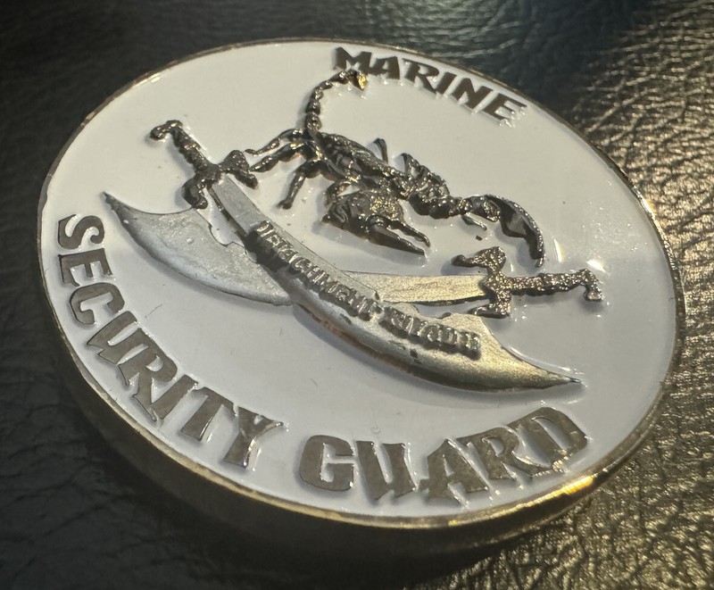 Marine Security Guard Detachment Riyadh, Saudi Arabia Challenge Coin gallery