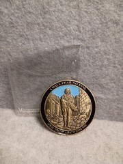 Vanguard Psalm 23 Challenge Coin with Plastic cover