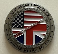 NJSP New Jersey State Police Special Operations London Metro Challenge Coin