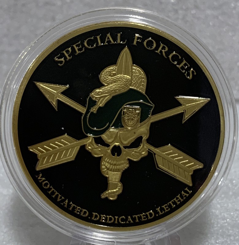 * US Army Special Forces Command Military Army Challenge Coin gallery