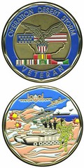 NEW Operation Desert Storm Veteran Challenge Coin. 2255
