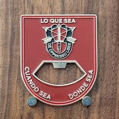 Special Forces Ranger Bottle Opener Major Berrios Challenge Coin 1#38