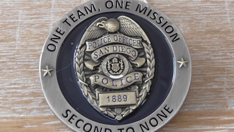 San Diego Police Department CA Second To None Challenge Coin #C619 gallery