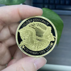 Golden Shellback Challenge Coin – Excellent Gift