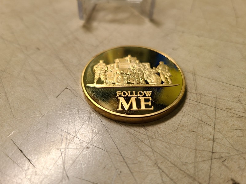 The United States Army 1175 Current Follow Me Challenge Coin gallery