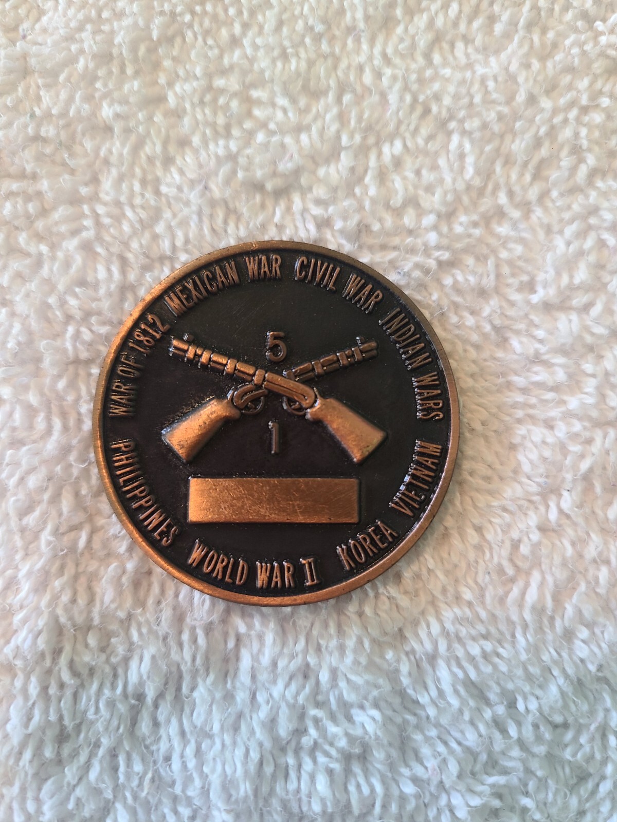1st Battalion 5th Infantry Bobcats MULTI WAR Coin gallery