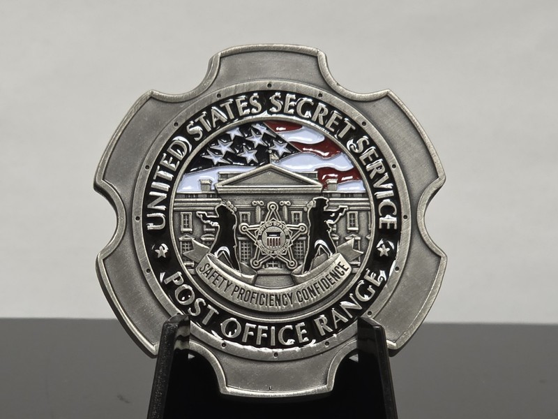 🔥RARE🔥USSS POST OFFICE RANGE CHALLENGE COIN SECRET SERVICE gallery