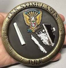 💥DRE Drug Recognition Expert Arkansas Narcotics Challenge Coin Serialized Big