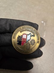 191st Ordnance Battalion Operation Enduring Freedom challenge coin