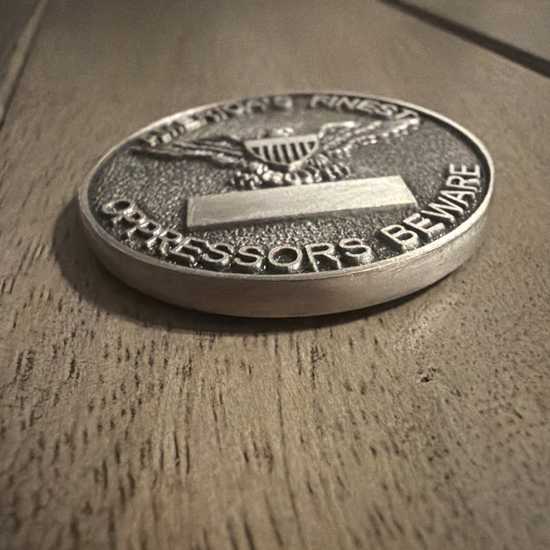 Rare JSOC Delta Force CAG Tier 1 SMU V 5 Challenge Coin gallery