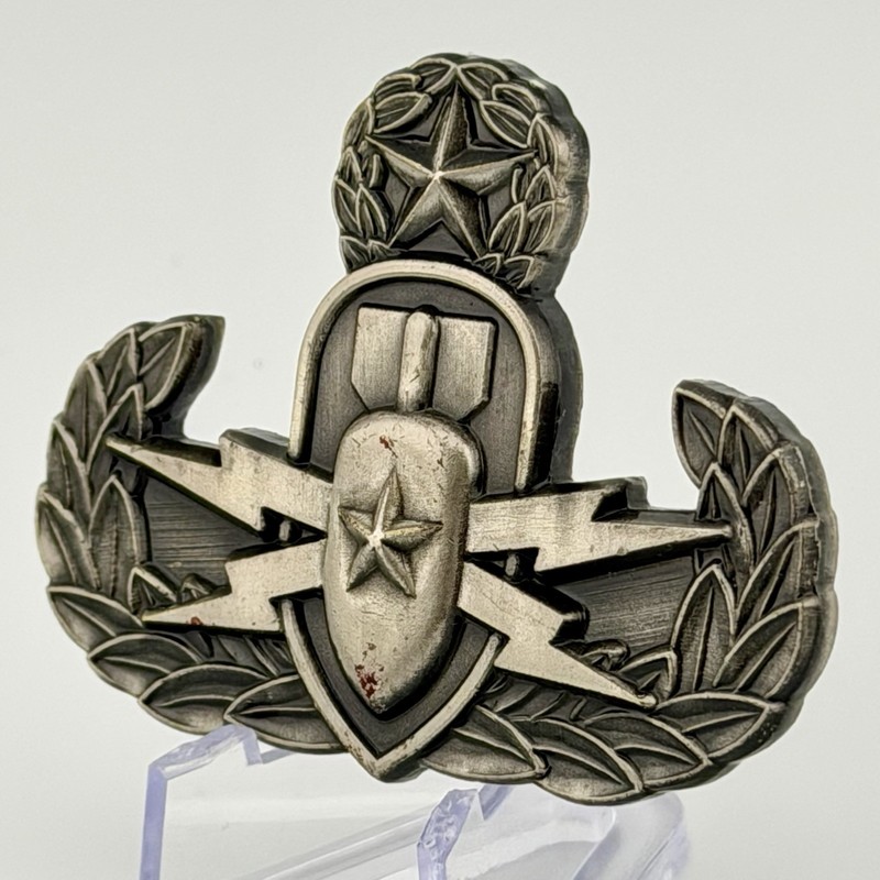 754th EOD Challenge Coin Fort Monmouth NJ Master EOD Badge OEF RARE gallery