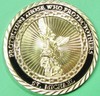 FBI Special Agent. Challenge Coin. 1.5". Gold Tone. 78b. gallery