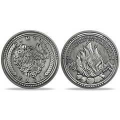 Amor Fati | Daily Stoic Medallion | Stoic Coin | Everyday Carry Stoicism Token