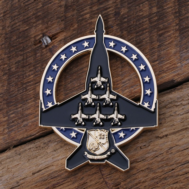F/A-18E Super Hornet Blue Angels US Navy Challenge Coin gallery