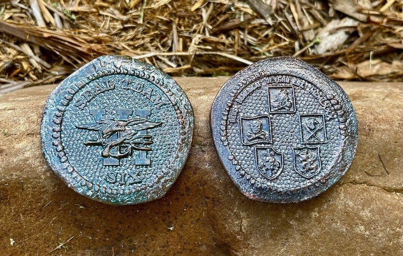 Navy Seal Team 6 VI DEVGRU NSW Assault Team Challenge Coin Doubloon CPO Skulls gallery