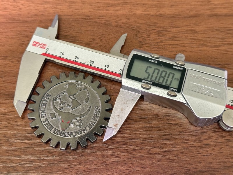 Gear Shaped Making The Unknown Happen Commander Challenge Coin W#2 gallery