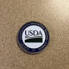 USDA 25 Years Agriculture Marketing Service Challenge Coin Medal Medallion 2″