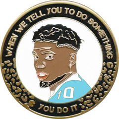 EL13-10 Miami Dade Police Challenge Coin for Dolphins fans fun for Tyreek Hill f