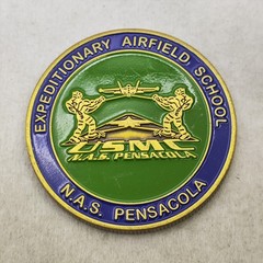 USMC Expeditionary Airfield School N.A.S. Pensacola Challenge Coin