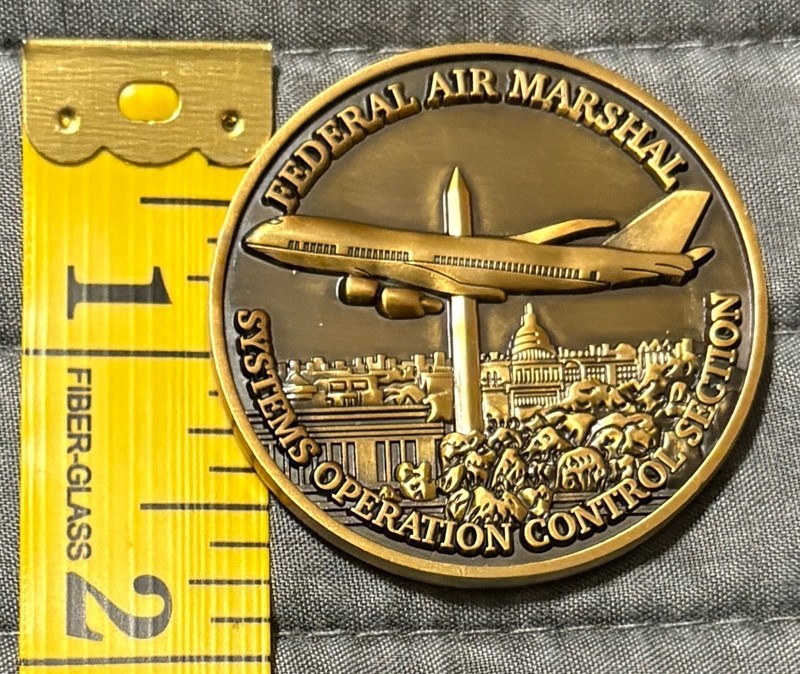 Classic Federal Air Marshal FAM Freedom Center SOCS Challenge Coin gallery