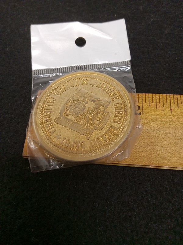 Challenge Coin Marine Corp Battalion Big Red One Recruit Depo San Diego gallery
