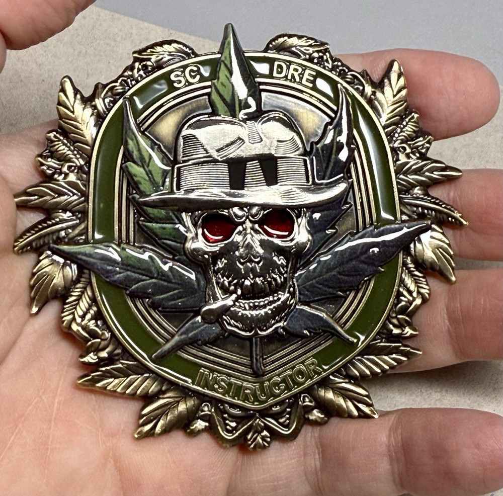 💥RARE DRE Drug Recognition Expert South Carolina Instructor Challenge Coin
