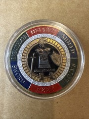 Armor of God Pray Always Color Round Coin Ephesians 6:11-18 Challenge Coin