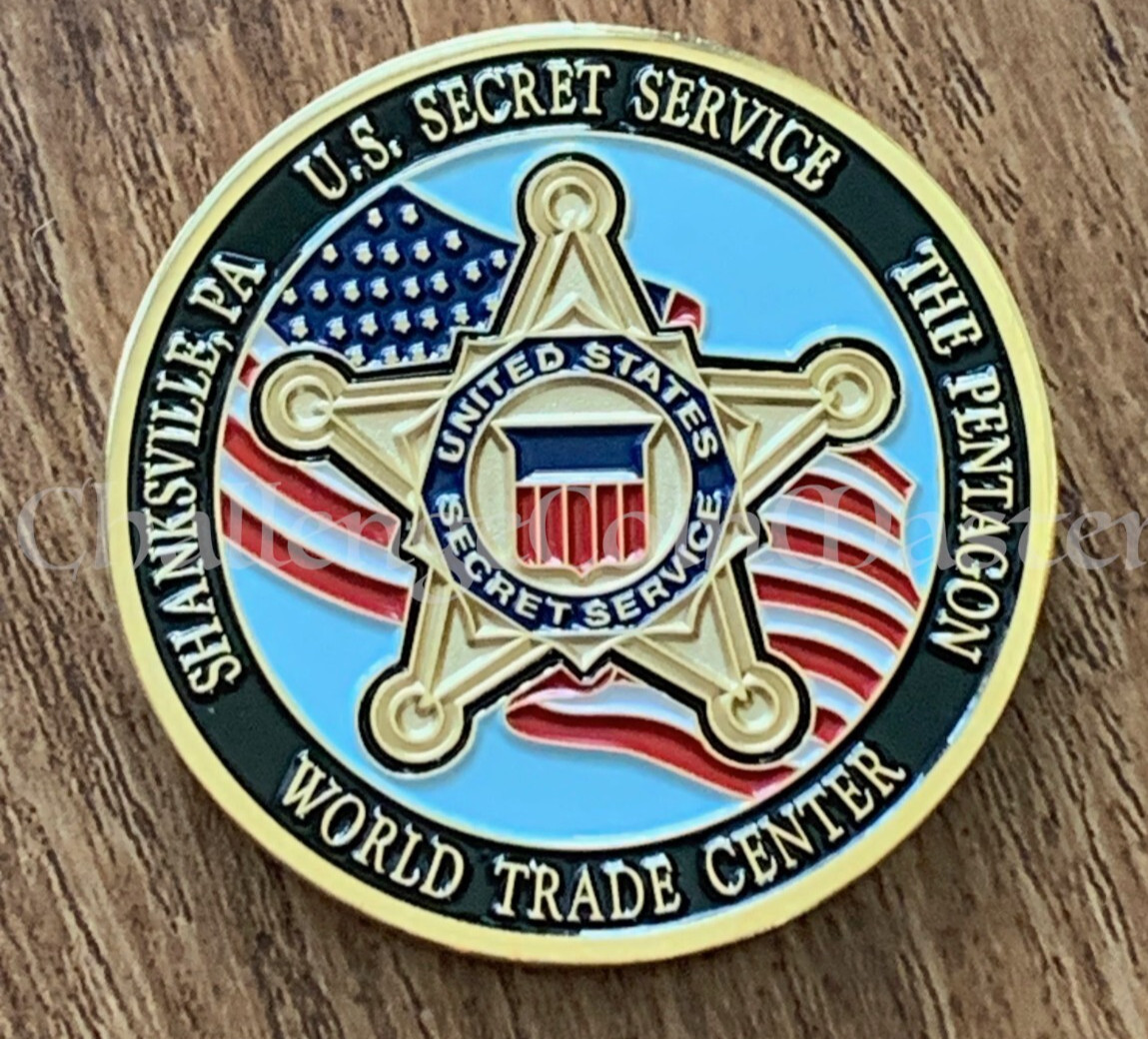 F3 United States Secret Service 9/11 20th Anniversary Police Challenge Coin gallery