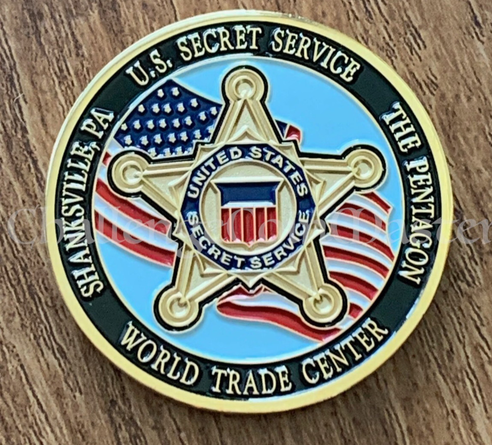F3 United States Secret Service 9/11 20th Anniversary Police Challenge Coin