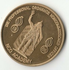 Ordnance Corps NCO Academy Coin 1.5 ” DIA C-1