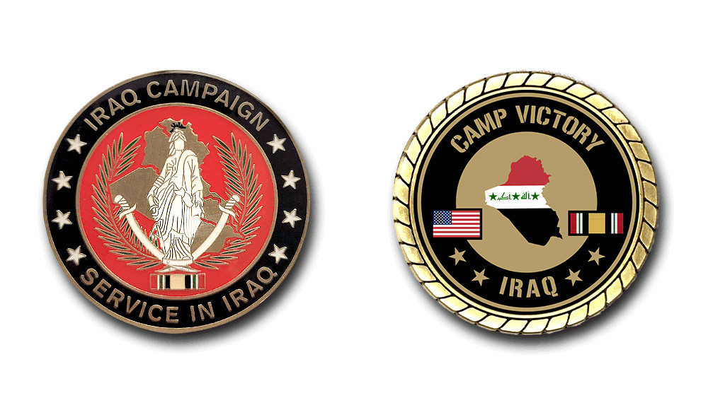 Camp Victory Iraq Service Challenge Coin gallery