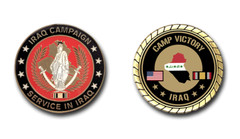 Camp Victory Iraq Service Challenge Coin