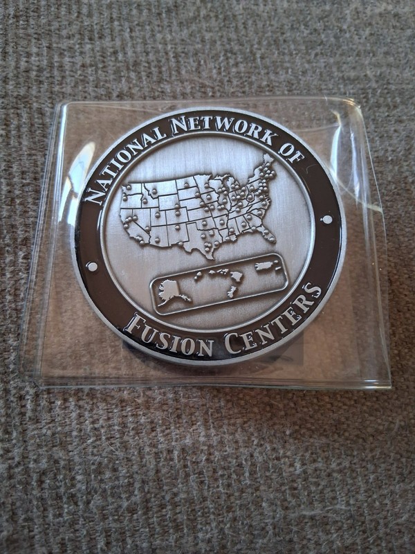 NFCA National Fusion Center Association DOJ FBI TSC Challenge Coin gallery