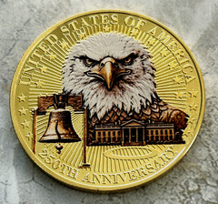 *American Bald Eagle* (ERROR ON REAR) 250TH ANNIVERSARY USA 1776-2026